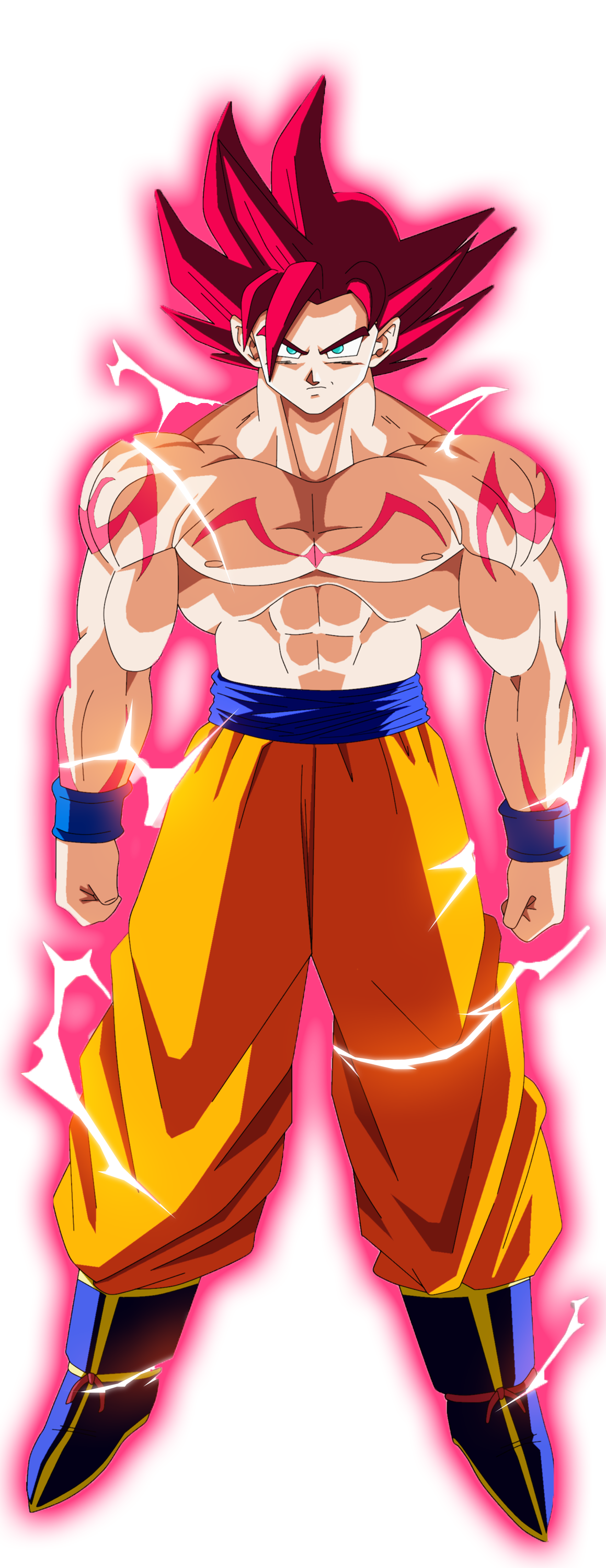 Archivo:Goku ssj dios render 3.png | Dragon Ball Wiki ...