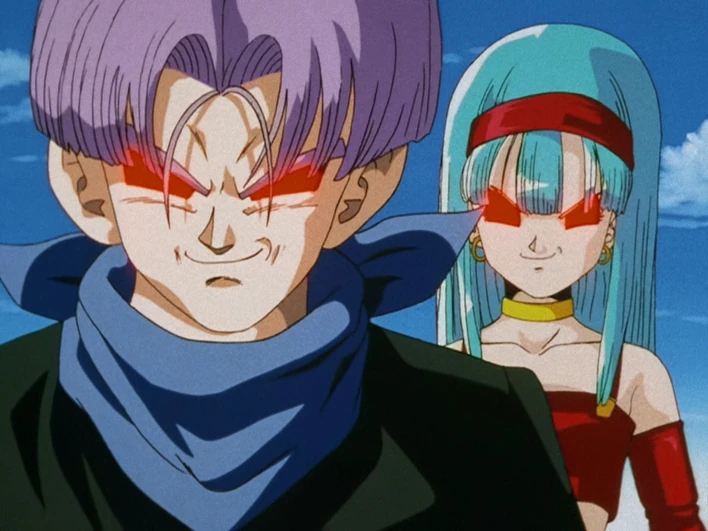 Image Bulla and Trunks under Baby's control.jpg Dragon Ball Wiki