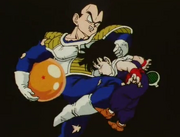 Vegeta kneed gohan in the stomach m2