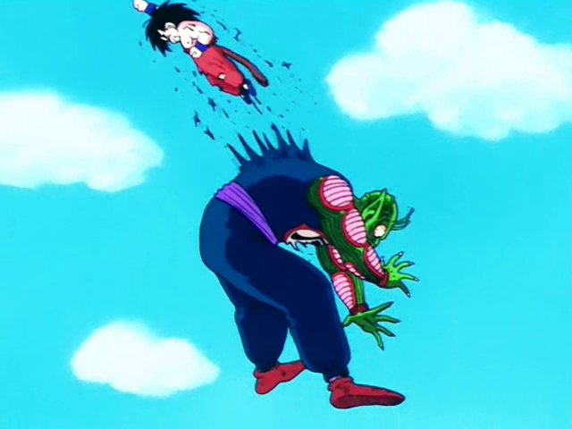 Image result for goku fighting king piccolo