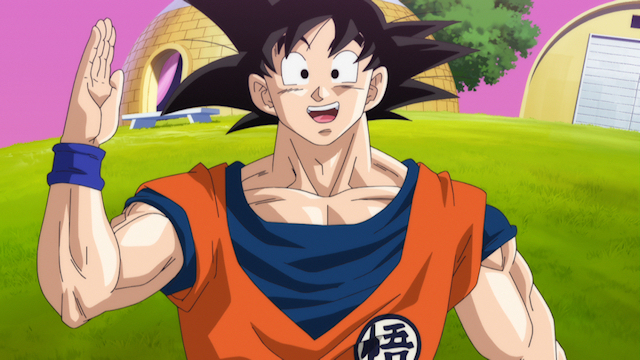 Resultado de imagen para goku saludando