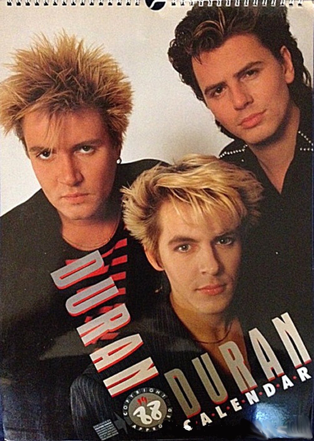 Image DURAN DURAN OFFICIAL 1988 WALL CALENDAR 16.5 by 11.5 wikipedia