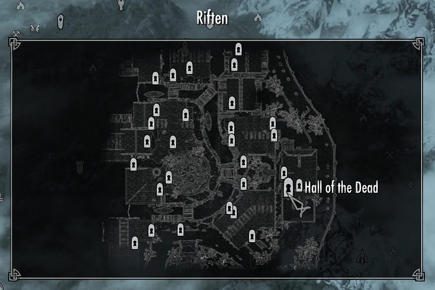 Image Hall of the dead whiterun riften map.png Elder Scrolls