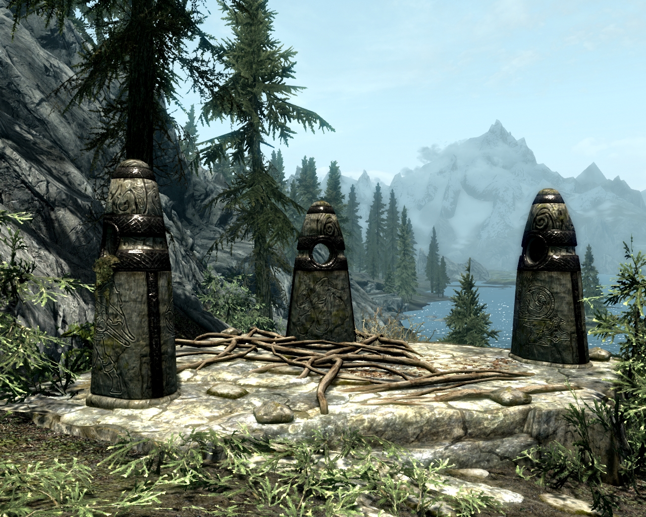 Standing stones-Skyrim-Well this is new. 