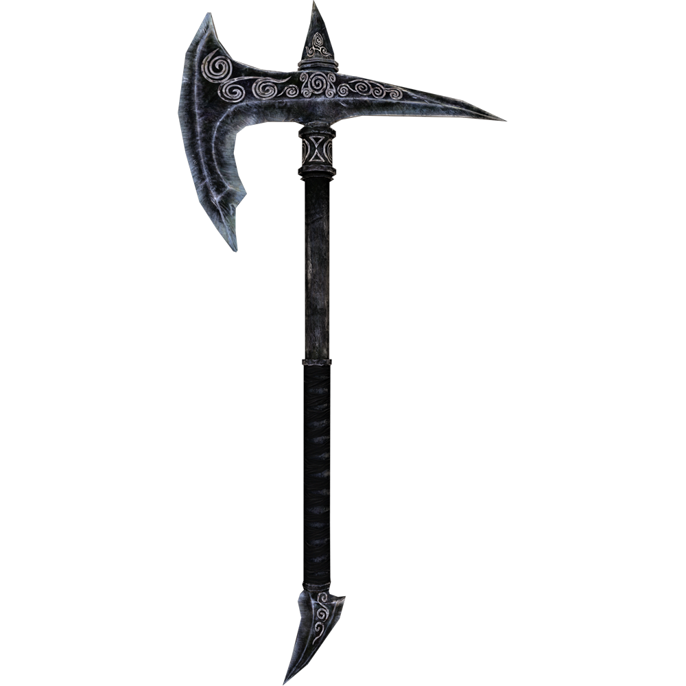 daedric battle axe daedric battle axe