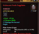 Iridescent Scale Legplates