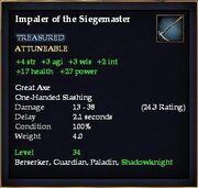 Impaler of the Siegemaster
