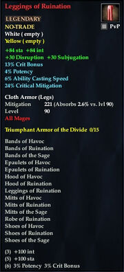 Leggings of Ruination