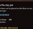 A Ca'Na clay pot