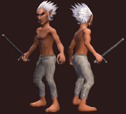 Cedarwood Fighting Batons (Equipped)