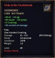 Ulak of the Underbrush