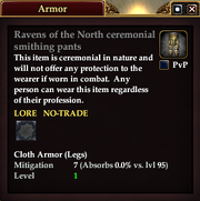 Ravens of the North ceremonial smithing pants