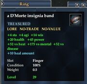 A D'Morte insignia band