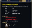 Sparkling Dust Distillation