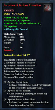 Sabatons of Furious Execution