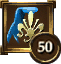 Achievement Icon ribbon blue gold fleur-de-lys 50.png