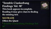 Termble Clankerbang Findings Vol. 98 (Quest Starter)