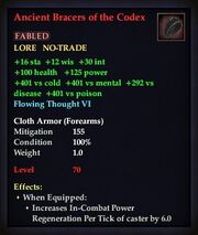 Ancient Bracers of the Codex