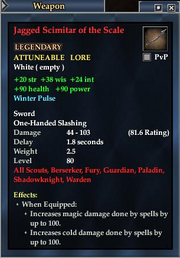 Jagged Scimitar of the Scale