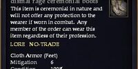 Dismal rage ceremonial boots