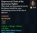 Empowered Cloak of the Qeynosian Fighter