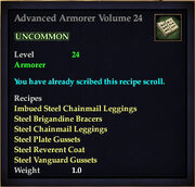 Advanced Armorer Volume 24