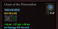 Chain of the Plainstalker
