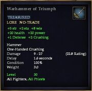 Warhammer of Triumph