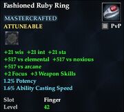 Fashioned Ruby Ring