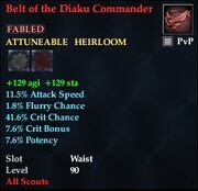 Belt of the Diaku Commander