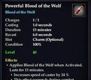 Powerful Blood of the Wolf