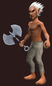 Axe of Kejekan Hero (Equipped)