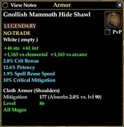 Gnollish Mammoth Hide Shawl