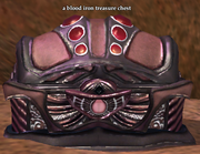A blood iron treasure chest