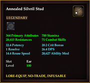 Annealed Silvril Stud