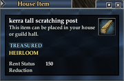 Kerra tall scratching post