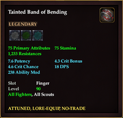 Tainted Band of Bending