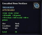 Unscathed Bone Necklace