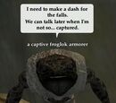 Captive froglok armorer