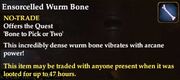 Ensorcelled Wurm Bone