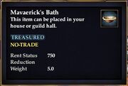 Mavaerick's Bath