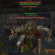 A mangled mass of corpses