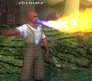 A fire breather