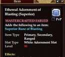 Ethereal Adornment of Blasting (Superior)