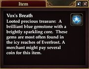 Vox's Breath
