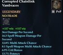Corrupted Chainlink Vambraces