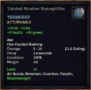 Tainted Shadow Bonesplitter