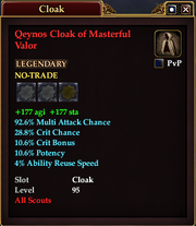 Qeynos Cloak of Masterful Valor
