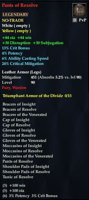 Pants of Resolve