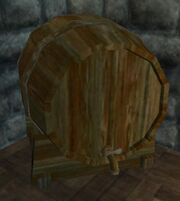 A keg of Halden's Private Reserve (Visible)